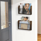 YINMIT 2 Packs Wall File Organizer-Holder, Hanging File Organizer, Wall Mounted - Image 5