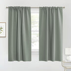 RYB HOME Blackout Curtains for Living Room, Farmhouse Back Tab& Rod Pocket by RYBHOME