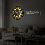 32'' Large Wall Clock with Adjustable Night Light, Glow in The Dark Decorative - Image 6