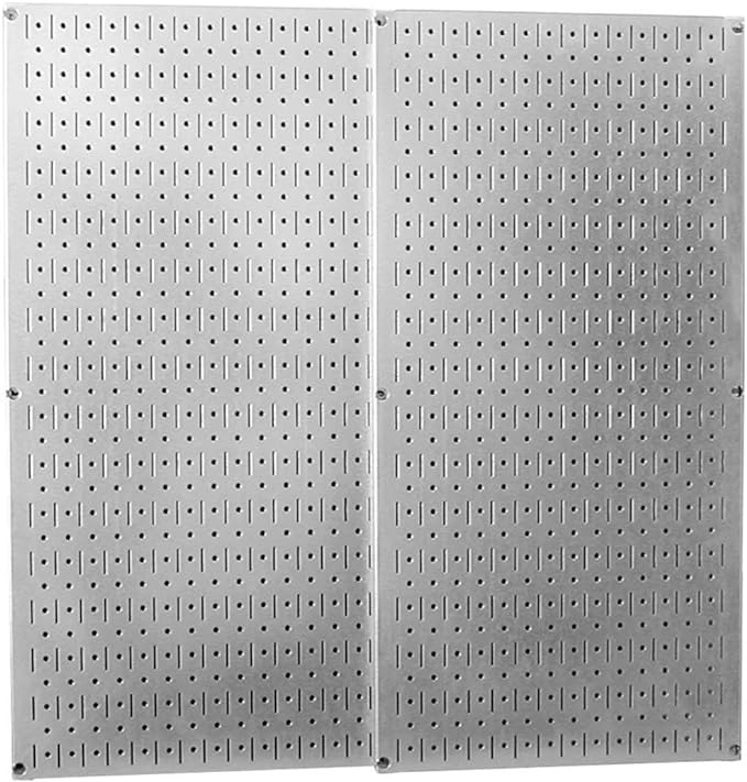 Wall Control 30-P-3232GV Galvanized Steel Pegboard Pack by Wall+Control