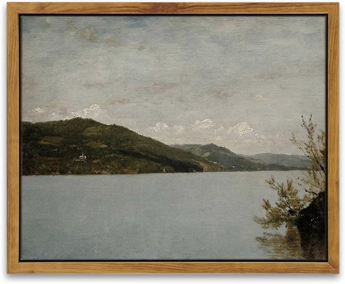 InSimSea Framed Canvas Wall Art Vintage Decor, Vintage Room Decor, Classical by InSimSeaArt