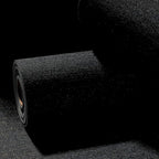 Black and Gold Peel and Stick Wallpaper Slight Velvety Feeling Woven Fabric - Image 2