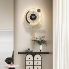 Modern Wall Clock for Living Room, Large Gold Decorative Wall Clock - Image 8