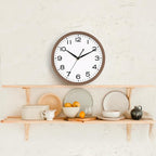 AKCISOT Wall Clock, Modern Small Wall Clocks Battery Operated 10 Inch, Silent - Image 8