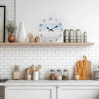 KECYET Wall Clock 10 Inch Silent Non-Ticking Coastal Beach Style Wall Clocks - Image 5