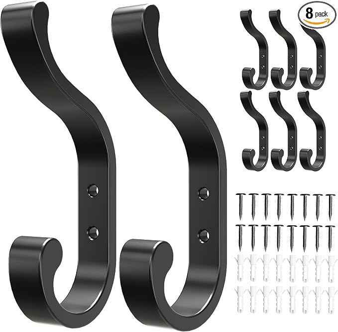 bussdis Coat Hanger Wall Mount 8-Pack by BUSSDIS