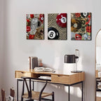 Trendy Leopard Cheetah Wall Art Set of 3 - Image 4