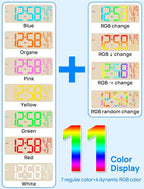 MASHI 2026 Upgrade 17.3" Large Digital Wall Mount Clock, Digital Clock - Image 3