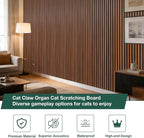 Yuzzy 4 Pack Wood Panels for Wall, 94.5" x 11" Acoustic Wood Slat Wall Panel - Image 2