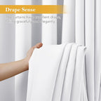 RYB HOME Blackout Thermal Insulated Curtains, Portable Curtain - Image 6
