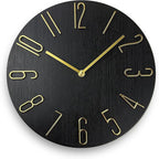 Wall Clock, Silent Clock, Wall Clocks Battery Operated， 12 inch Modern Wall by Fapugh