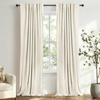 100% Blackout Shield Linen Blackout Curtains by 100BlackoutShield