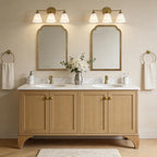 WallBeyond Wood Frame Wall Mirror Rounded Corner Arch Rectangle Mirror - Image 8