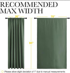 NICETOWN 2 Panels Blackout Curtains, Rod Pocket Thermal Insulated Drapess - Image 6