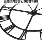 60 Inch Large Wall Clock for Living Room Decor – Easy-Assembly Silent - Image 3