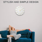 Wall Clock, Silent Clock, Wall Clocks Battery Operated， 12 inch Modern Wall - Image 3