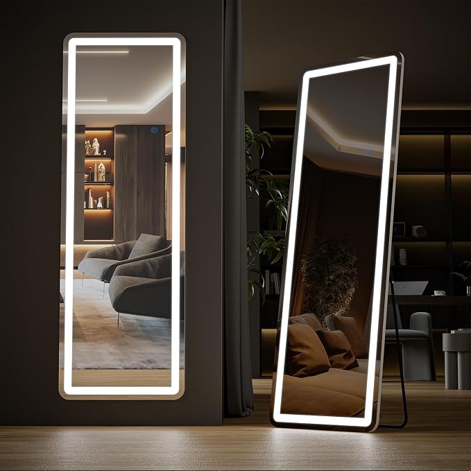 DUMOS 21"×64" LED Full Length Mirror by DumosLifestyle