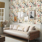 Jeweluck Floral Wallpaper Peel and Stick Vintage Floral Contact Paper Peel and - Image 9