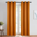 NICETOWN Room Darkening Cafe Satin Curtains by NICETOWN