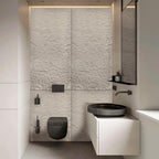 5-Pack 3D Faux Stone Wall Panels, PU Cement-Texture Wainscoting Panels - Image 7