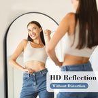 DUMOS 58"x19" Arched Full Length Mirror - Image 3