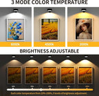 Narotood Picture Lights for Wall, Rechargeable Battery Magnetic Poster Lights - Image 6