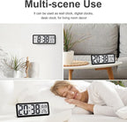 JoFomp LCD Digital Wall Clocks Battery Operated, 8.5" Modern Wall Clocks - Image 6