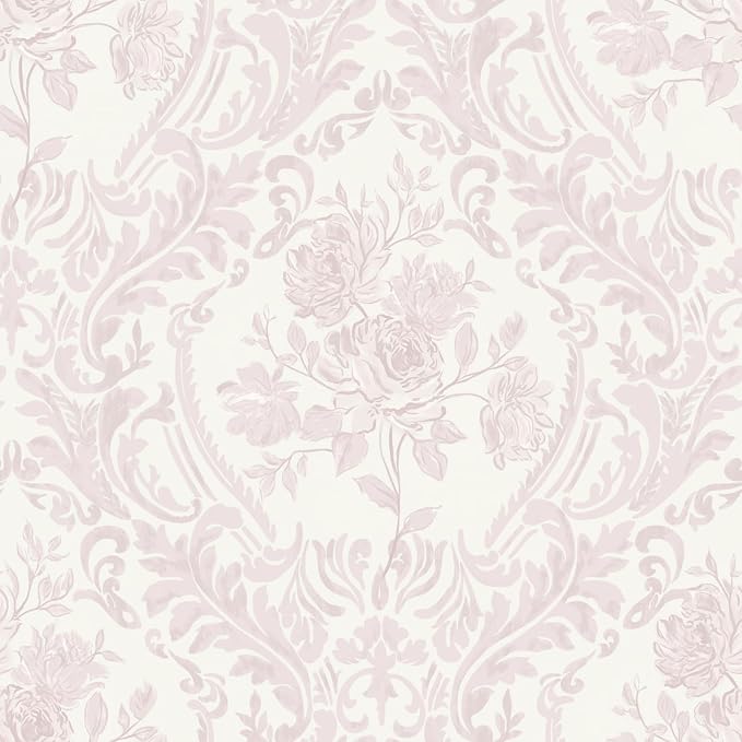 Ismoon Peel and Stick Wallpaper Vintage Floral Contact Paper Boho Watercolor by Ismoon