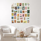 KBKBART 40 Pcs Vintage Wall Collage Kit Maximalist Paintings Art Prints Vintage - Image 6