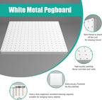 Peg Board, 16”×16”Large Heavy Duty Metal Pegboard Panels - Image 4