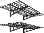 FLEXIMOUNTS 2-Pack 2x4ft 24-inch-by-48-inch Wall Shelf Garage Storage Rack Wall by FLEXIMOUNTS