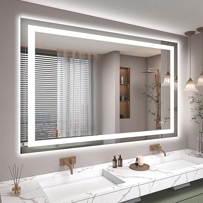 Hivone 48X36 LED Bathroom Mirror by Hivone