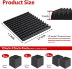 FONESO Acoustic Panels, High Density Soundproof Foam Panels - Image 7