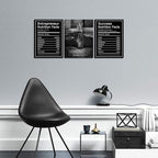 KAWAHONE Motivational Mindset Canvas Wall Art, Success Entrepreneur Nutrition - Image 2