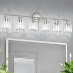 Crystal Bathroom Light Fixtures, Bathroom Lighting Fixtures Over Mirror by Kvhiiw