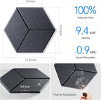 18 Pack Self-Adhesive Acoustic Panels 12" X 10" X 0.4" - Image 3