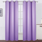 LEMOMO Blackout Curtains 38 x 84 inch/Lavender Curtains Set of 2 Panels/Thermal by Lemomo