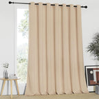 NICETOWN Sliding Door Room Divider Curtain, Privacy Thermal Window Treatment by NICETOWN