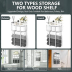Towel Racks for Bathroom, Bathroom Shelf Over Toilet, Floating Shelves - Image 5