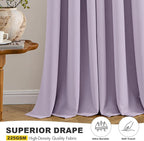 MIULEE Blackout Curtains for Bedroom Living Room 2 Panels, Thermal Insulated - Image 5