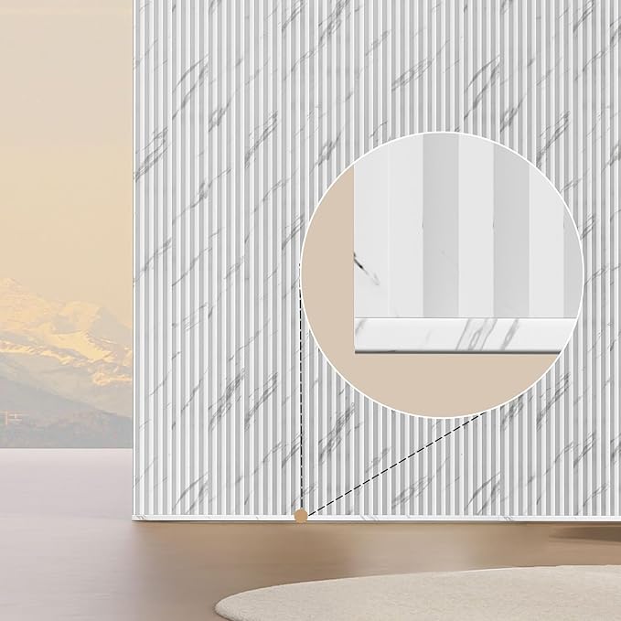 OUZUGIE 8-Pack 57 Inches, WPC Slat Wall Panel Trim, Corner Guard - Image 5