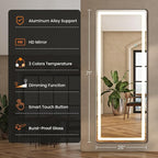 Full Length Mirror with Lights, Full Body Dressing Standing Mirrors with - Image 2