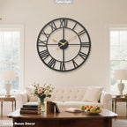 Pytha Sight 30 Inch Extra Large Giant Wall Clock, Oversized Round Silent - Image 4