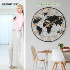 Pytha Sight 24 Inch Large Wall Clock - Image 3