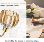 Bathroom Light Fixtures, 3-Light Brushed Gold Vanity Lights - Image 6