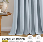 MIULEE Blackout Curtains for Bedroom Living Room 2 Panels, Thermal Insulated - Image 5
