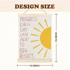 Supwhd Nursery Positive Affirmations Wall Decor, Inspirational Add Up to Big - Image 6