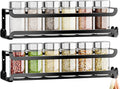 LUCYCAZ 2 Pack Wall Mounted Spice Rack by LUCYCAZ