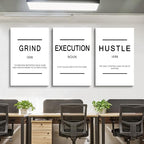 Framed Canvas Wall Art Success Quote, Office Wall Art, Positive Motivational - Image 5