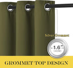 NICETOWN Patio Blackout Curtain Panels - Image 6